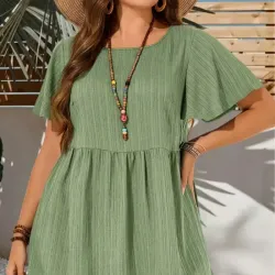 Vestido "Sage Boho" Textured