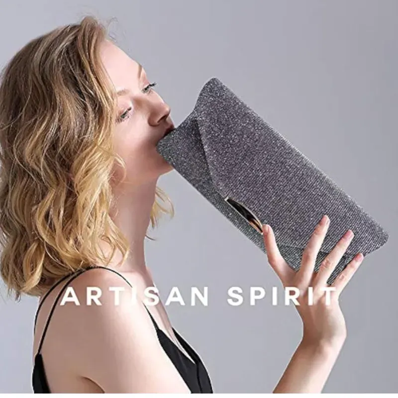 ZLMBAGUS Bolso de mano de noche para fiesta, graduación, boda, sobre cruzado