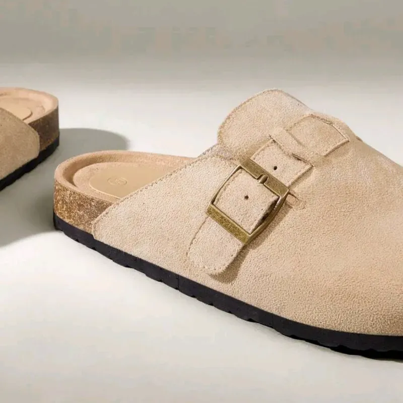 Zuecos casual/ Beige