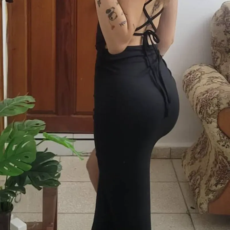 Vestido drapeado "Elena"