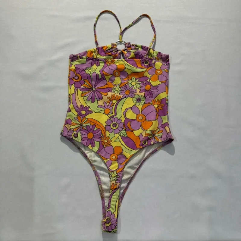 Body Estampado de Flores con Aro