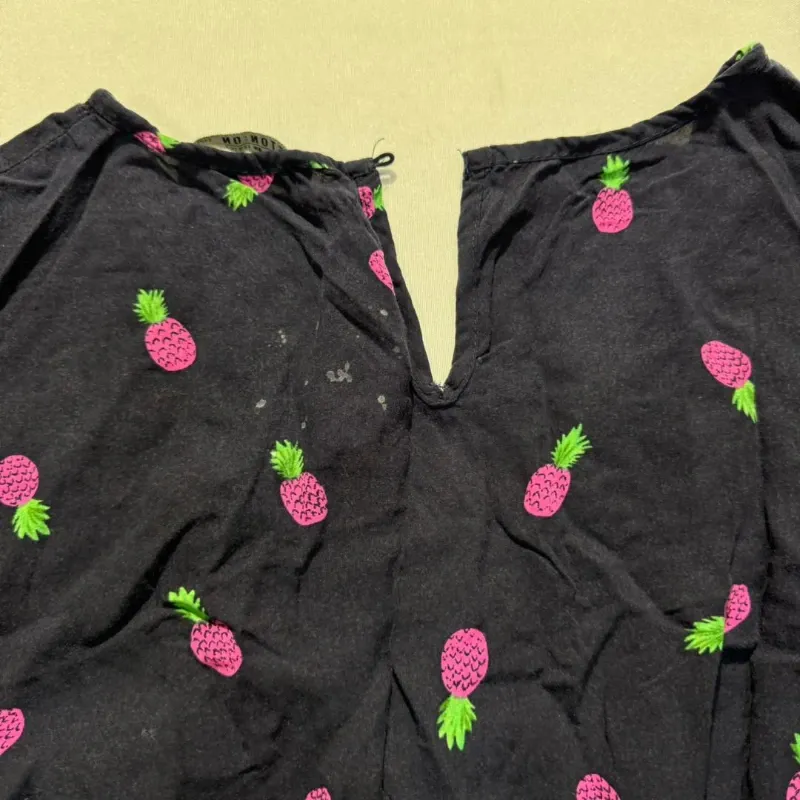 MonoShort Azul Oscuro Estampado Piñas
