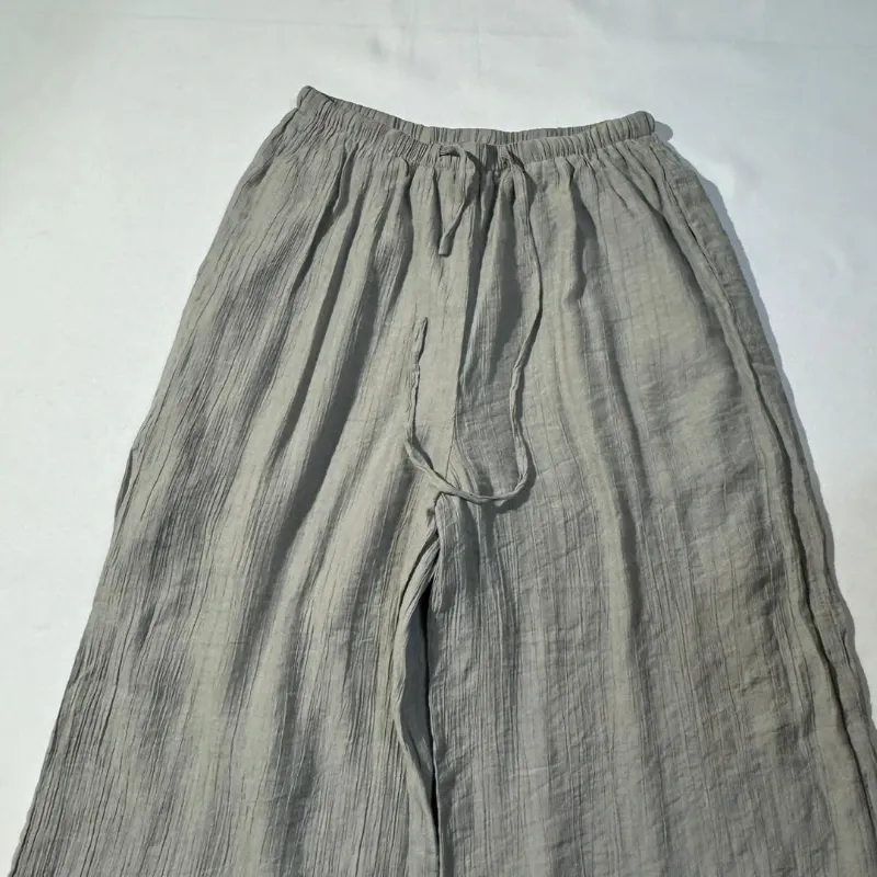 Pantaloneta Gris Suelta con Refajo