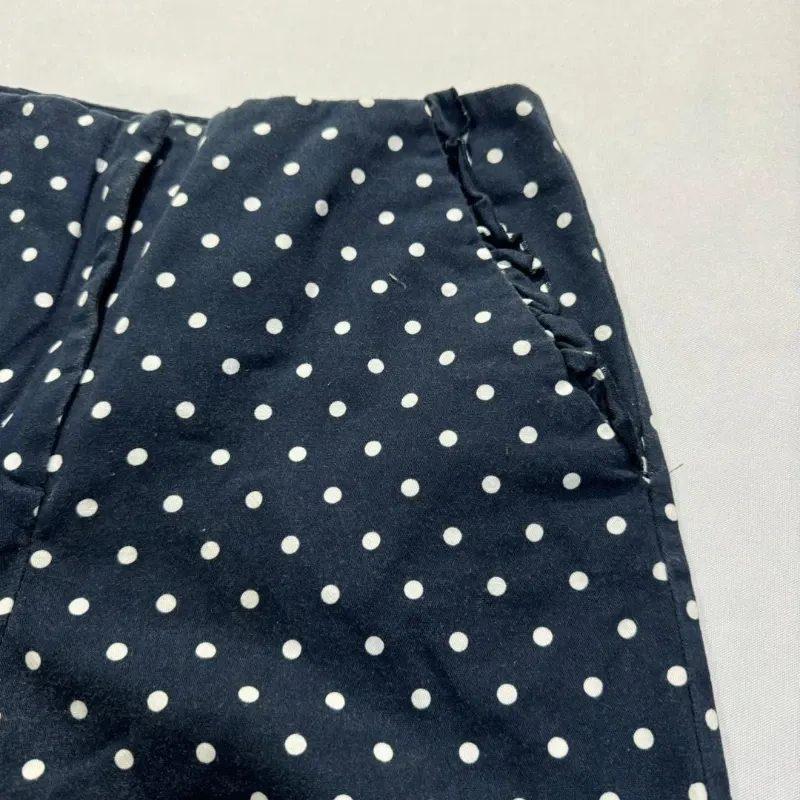 Short Azul de Lunares Bolsillos con Vuelos