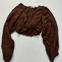 Top Carmelita con Cuentas Mangas Largas