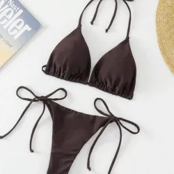 Bikini Básico Marrón