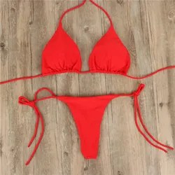 Bikini Sencillo Rojo