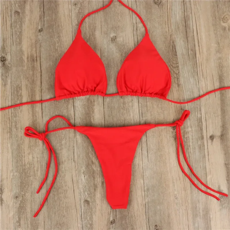 Bikini Sencillo Rojo