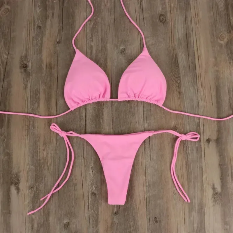 Bikini Sencillo Rosado