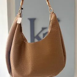 Bolso beige grande