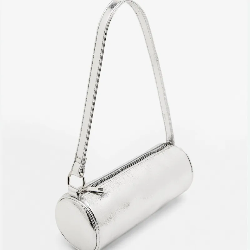 Bolso Bowling Plateado