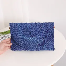 Bolso de Rafia Azul