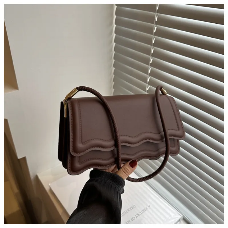 Bolso Marrón Ondas