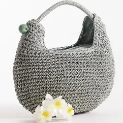 Bolso verde pequeño de saco