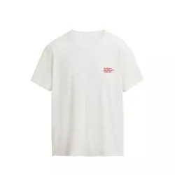 Camiseta Texto Estampado Lavado