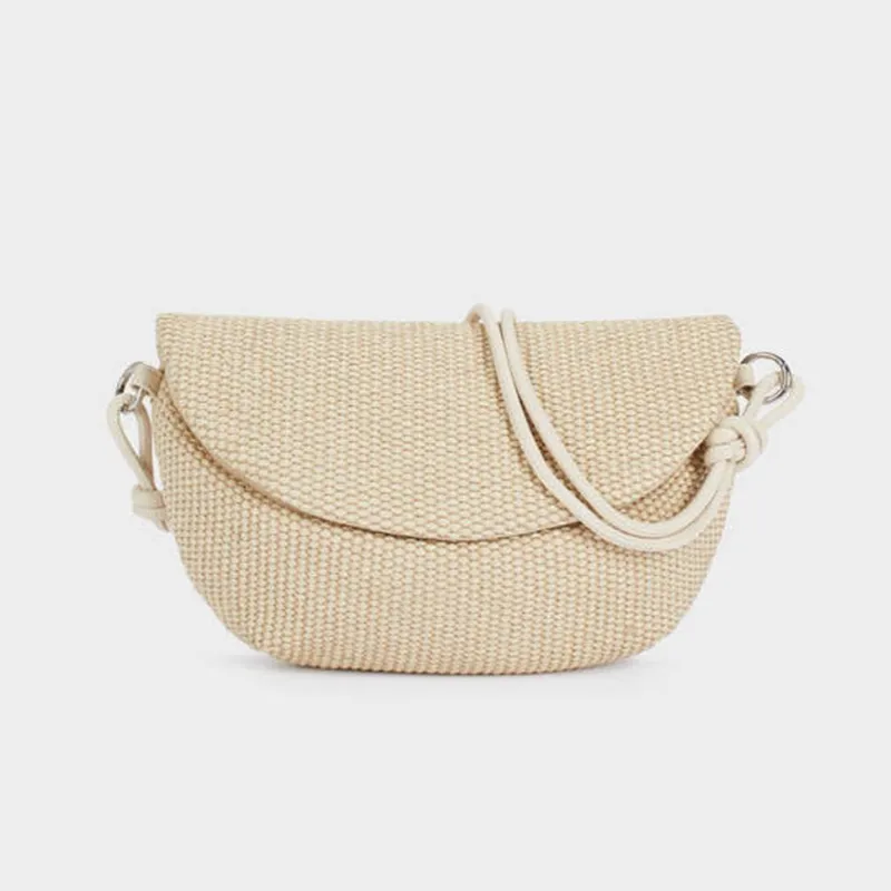 Cartera Tejida Beige