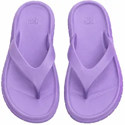 Chancletas gruesas moradas H&M