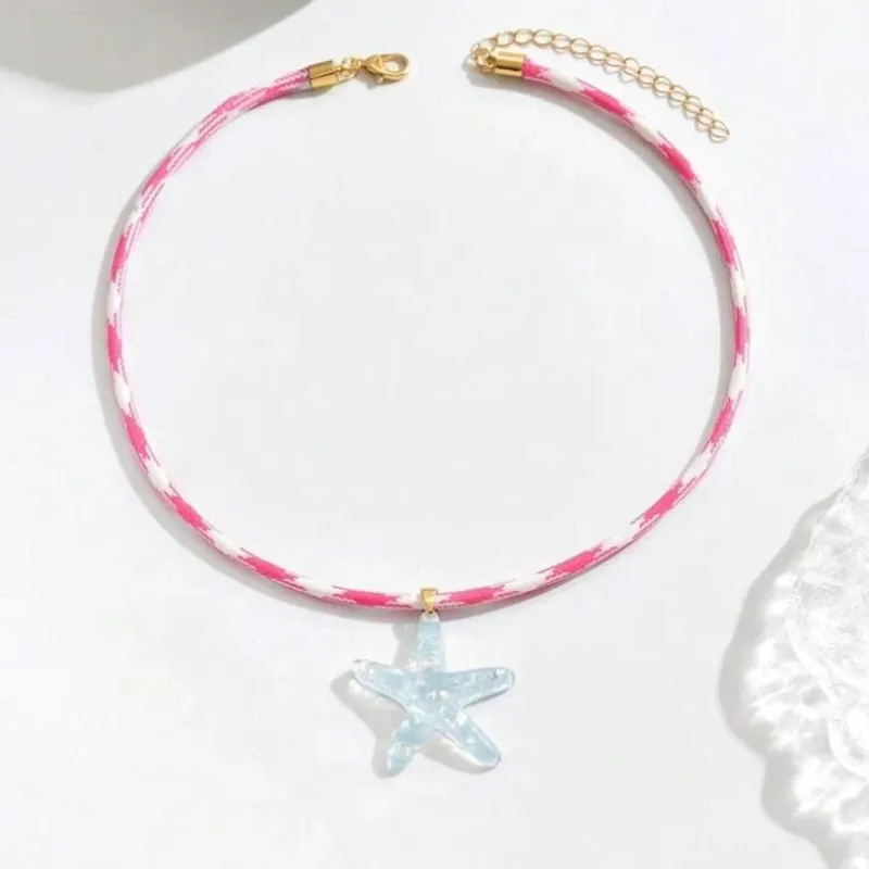 Collar de Estrella Transparente