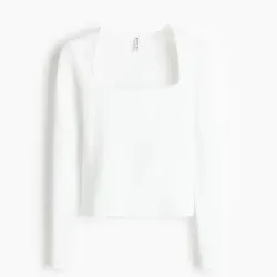 Enguatada Blanca Escote Cuadrado