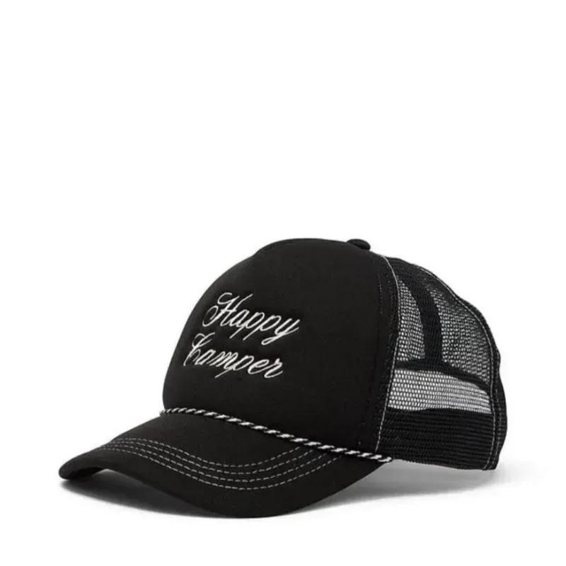 Gorra Negra Happy Camper 