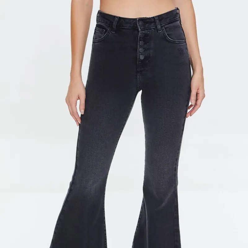 Jean Flare Negro 