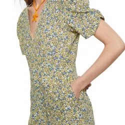 Mono short floreado