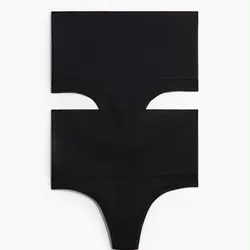 Pack de bragas negras H&M