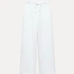 Pantalón de Felpa Blanco