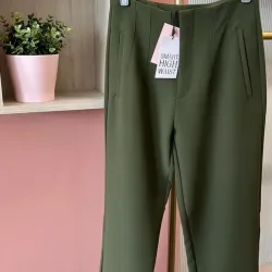 Pantalón de traje verde