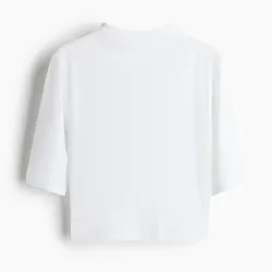 Pullover Blanco Cuello Tortuga