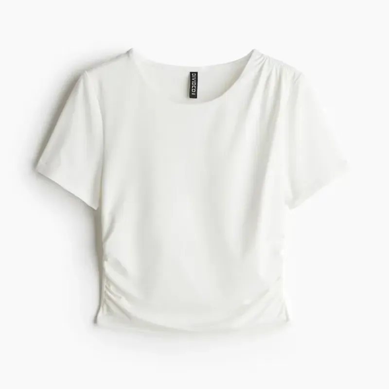 Pullover Drapeado Blanco