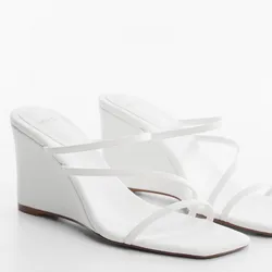 Sandalias de Cuña Blancas 