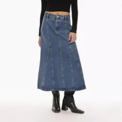 Saya de Mezclilla Larga 