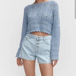Short de Mezclilla Botones