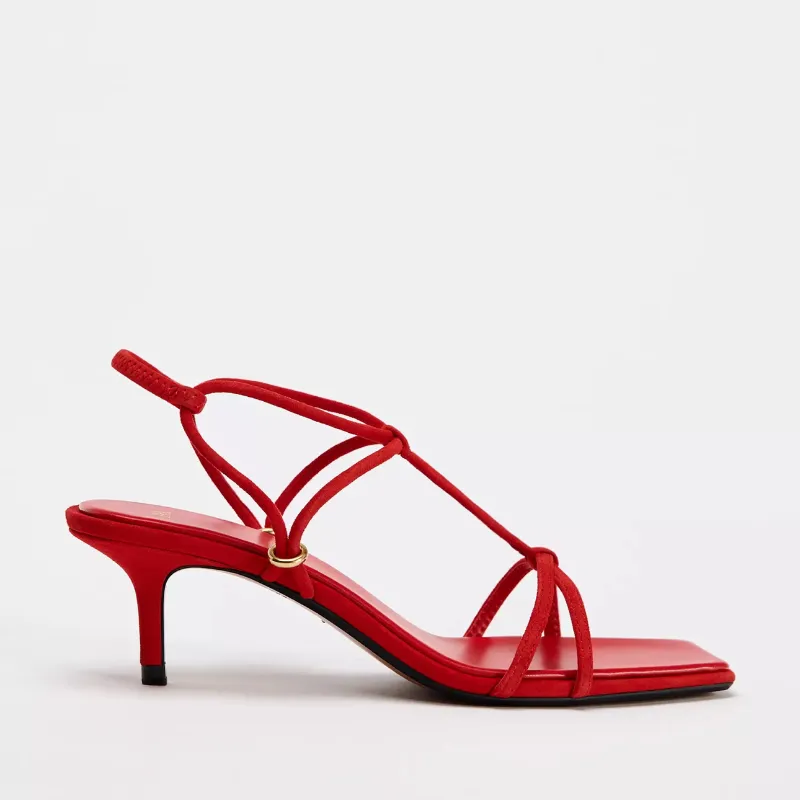 Tacones Rojos Bajitos
