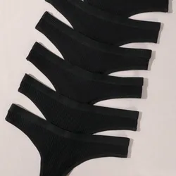 Tangas negro entero por unidad