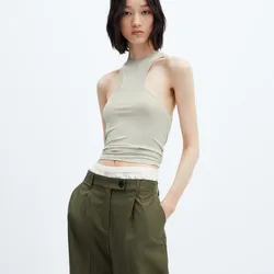 Top Camiseta Gris