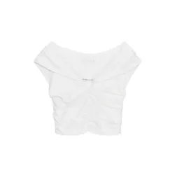 Top Corto Drapeado