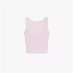 Top Escote Cuadrado Rosa