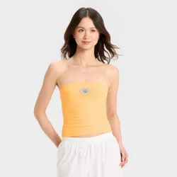 Top Strapless Naranja