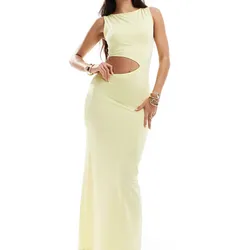 Vestido Amarillo CutOut