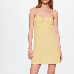 Vestido Estampado Amarillo