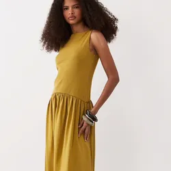 VESTIDO OLIVO ASOS