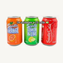 24 unidades de refresco enlatado 
