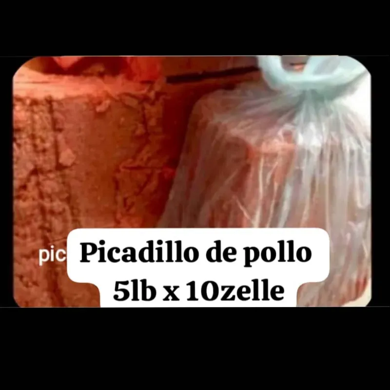 5 libras de picadillo de pollo 