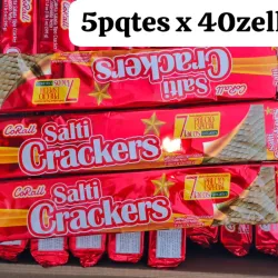 5 paquetes de Salti Crackers