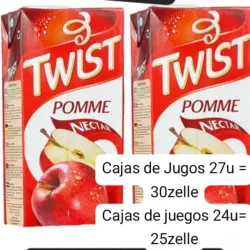 Caja de 24 unidades de jugos Twist 