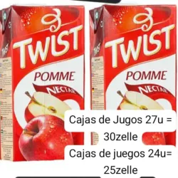 Caja de 27 unidades de jugos Twist 