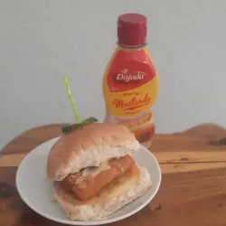 Pan con croquetas 
