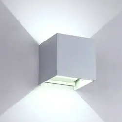 Aplique para exterior blanco